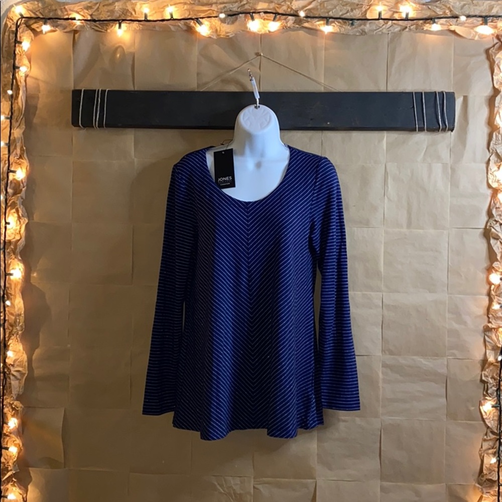 Jones New York Color Glimmer w Stripes